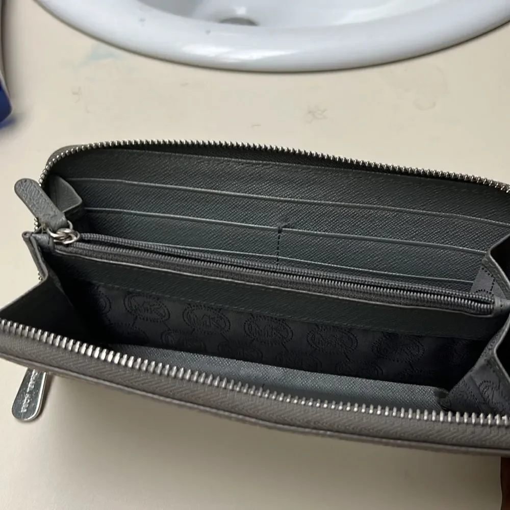 Michael Kors leather snakeskin wallet